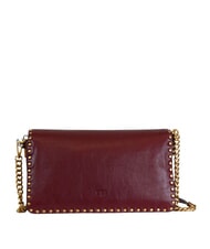 PINKO LOVE ONE SLOUCHY Geantă de umăr coacăze intense - aur antic - Genți femei - 3
