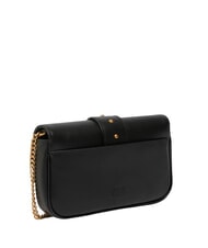 PINKO LOVE POCKET Geantă de umăr mini aur negru-vechi - Genți femei - 2