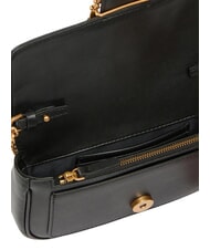 PINKO LOVE POCKET Geantă de umăr mini aur negru-vechi - Genți femei - 4