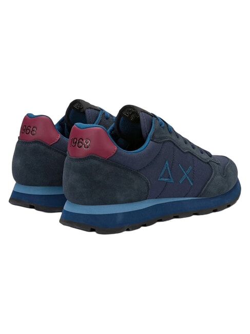 TOM SOLID Adidași albastru marin/borduriu - Pantofi bărbați