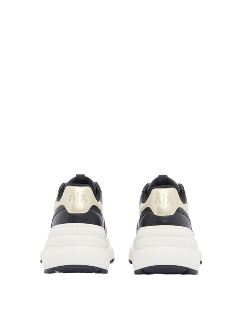 NIKY Adidași negru+auriu pal - Pantofi femei