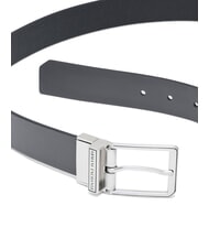 ARMANI EXCHANGE DOUBLE Curea reversibilă din piele fier negru/forjat - Curele - 2