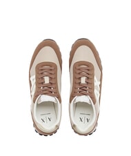 ARMANI EXCHANGE DROP MICROSUEDE Teniși cu logo lateral marionete + scenariu - Pantofi femei - 4