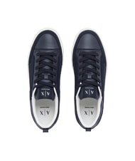 ARMANI EXCHANGE LONDON Adidași din piele bleumarin &icirc;nchis - Pantofi bărbați - 4