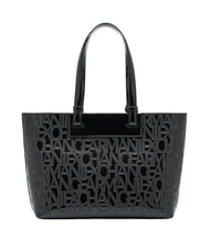 ARMANI EXCHANGE LIZ Geantă de cumpărături de umăr negru - Genți femei - 3
