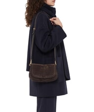 GIANNI CHIARINI HELENA ROUND Geantă de umăr din piele mocha - Genți femei - 2