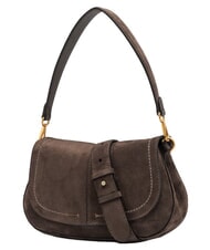 GIANNI CHIARINI HELENA ROUND Geantă de umăr din piele mocha - Genți femei - 4