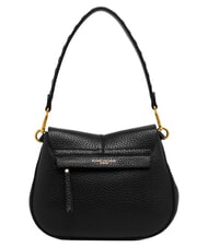 GIANNI CHIARINI HELENA ROUND Geantă de umăr din piele, cu curea de umăr negru - Genți femei - 3