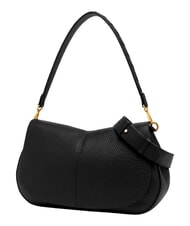 GIANNI CHIARINI HELENA ROUND Geantă de umăr din piele, cu curea de umăr negru - Genți femei - 3