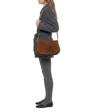 GIANNI CHIARINI HELENA ROUND Geantă de umăr din piele - Genți femei