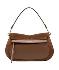 GIANNI CHIARINI HELENA ROUND Geantă de umăr din piele coniac - Genți femei - 3