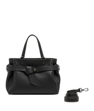 GIANNI CHIARINI MIRANDA Geantă de m&acirc;nă din piele, cu curea de umăr negru - Genți femei - 3