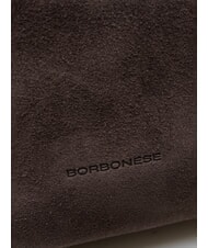 BORBONESE SEXY Geantă de m&acirc;nă, cu curea de umăr cafea"/abanos - Genți femei - 3