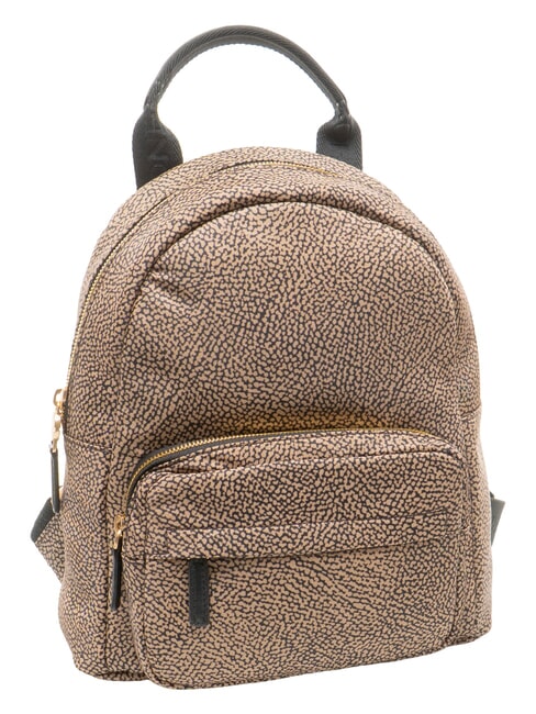 B-CLUB Rucsac cu buzunar frontal OP / NATURAL / NEGRU - Genți femei