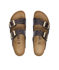 BIRKENSTOCK ARIZONA EMBOSS Sandale din piele animalblack - Pantofi femei - 4