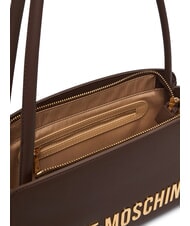 LOVE MOSCHINO BOLD LOVE Geantă de umăr maro - Genți femei - 4