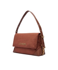 LOVE MOSCHINO SIGNATURE ZIP Geantă de umăr, reglabilă cămilă2 - Genți femei - 3