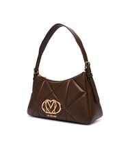 LOVE MOSCHINO EMBOSSED QUILTED Geantă de umăr maro - Genți femei - 3