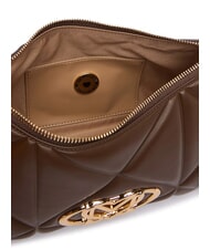 LOVE MOSCHINO EMBOSSED QUILTED Geantă de umăr maro - Genți femei - 5