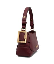 LOVE MOSCHINO URBAN ICON Geantă de m&acirc;nă, cu curea de umăr vin - Genți femei - 2