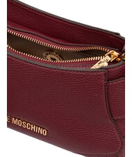 LOVE MOSCHINO URBAN ICON Geantă de m&acirc;nă, cu curea de umăr vin - Genți femei - 4