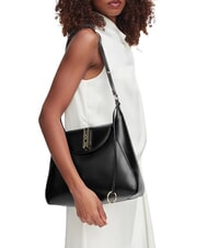 LOVE MOSCHINO PINNED LOVE Geantă de umăr negru - Genți femei - 2