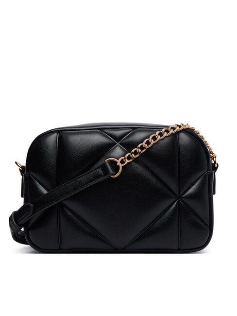 EMBOSSED QUILTED Geantă de umăr mini matlasată negru - Genți femei