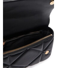 LOVE MOSCHINO EMBOSSED QUILTED Geantă de umăr, cu curea de umăr negru - Genți femei - 4