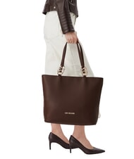 LOVE MOSCHINO JEWEL Geantă de cumpărături de umăr maro - Genți femei - 2
