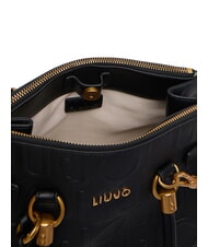 LIUJO MANHATTAN Geantă de m&acirc;nă, cu curea de umăr detașabilă BLACK - Genți femei - 4