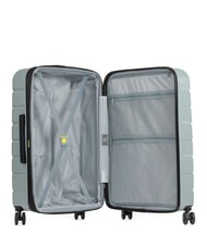 DELSEY AIR ARMOUR Troller de dimensiuni mari, extensibil verde salvie - Trolere rigide - 2