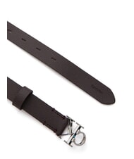 CALVIN KLEIN FACTED CK BUCKLE Curea de piele - Curele