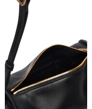 CALVIN KLEIN BOLD CK Geantă de m&acirc;nă, cu curea de umăr pe negru - Genți femei - 4