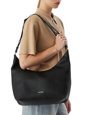 CALVIN KLEIN WEBBING Geantă de umăr pe negru - Genți femei - 2