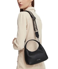 CALVIN KLEIN WEBBING Geantă mini cu curea de umăr pe negru - Genți femei - 2