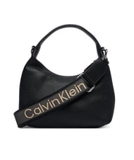 CALVIN KLEIN WEBBING Geantă mini cu curea de umăr pe negru - Genți femei - 3