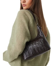 CALVIN KLEIN EMBLEM AOP Geantă de umăr / geantă crossbody argint delicios/antic - Genți femei - 2