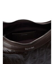 CALVIN KLEIN EMBLEM AOP Geantă de umăr / geantă crossbody argint delicios/antic - Genți femei - 4