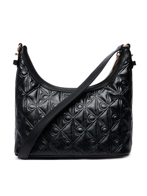 EMBLEM AOP Geantă de umăr / geantă crossbody pe negru - Genți femei
