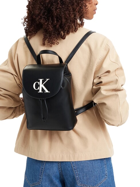 BOLD CK Rucsac mini alb-negru - Genți femei