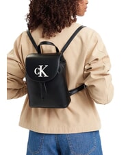CALVIN KLEIN BOLD CK Rucsac mini alb-negru - Genți femei - 2