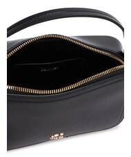 CALVIN KLEIN CK HARDWARE Geantă de m&acirc;nă, cu curea de umăr pe negru - Genți femei - 4