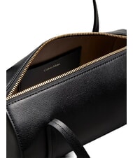 CALVIN KLEIN FOIL LOGO Geantă mini cu curea de umăr nucă de cocos neagră/prăjită - Genți femei - 4