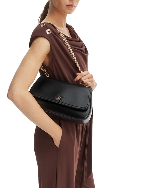 CK CONVERTIBLE Geantă de umăr / geantă crossbody pe negru - Genți femei