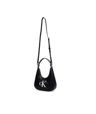 CALVIN KLEIN BOLD CK Geantă de umăr, cu curea de umăr alb-negru - Genți femei - 3
