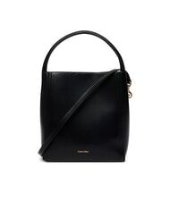 CALVIN KLEIN CK CONVERTIBLE Geantă mini tip găleată cu curea de umăr negru - Genți femei - 3