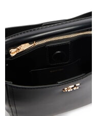 CALVIN KLEIN CK CONVERTIBLE Geantă mini tip găleată cu curea de umăr negru - Genți femei - 4
