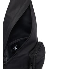 CALVIN KLEIN BOLD Geantă din material reciclat pe negru - Genți de umăr bărbați - 4
