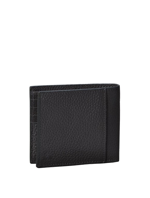 FOIL EMBOSSED Portofel din piele pentru bărbați cărbune ck - Portofele bărbați