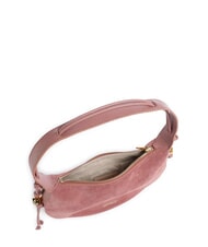 COCCINELLE THESS SUEDE BIM Geantă de umăr trandafir de iarnă - Genți femei - 4